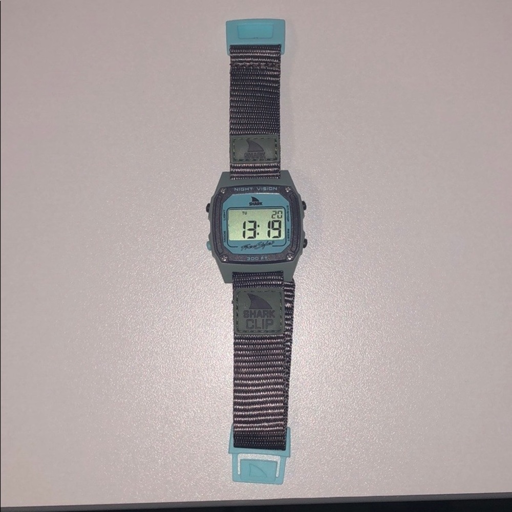 Shark Watch Grey and Blue